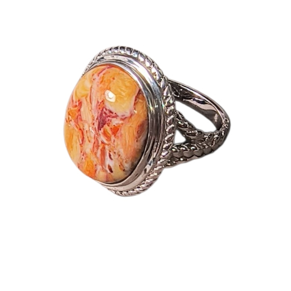 Bold Lion's Paw Statement Ring In Textured Sterling Silver